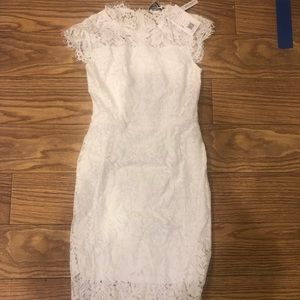 White lace dress